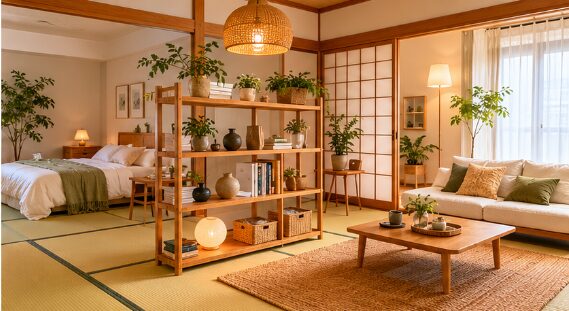 賃貸の畳の部屋をおしゃれ空間に！レイアウトと退去対策
